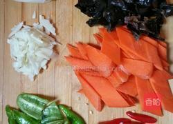 酸辣里脊的做法图解3