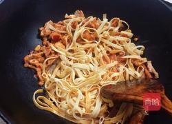 青椒豆腐皮炒肉的做法图解4