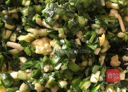 不出水的韭菜鸡蛋饺子馅的做法图解7