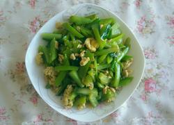 尖椒黄瓜炒鸡蛋