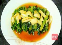 蒜香油麦菜的做法图解1