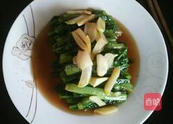 蒜香油麦菜的做法图解8