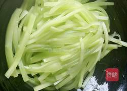 葱油莴笋丝的做法图解4