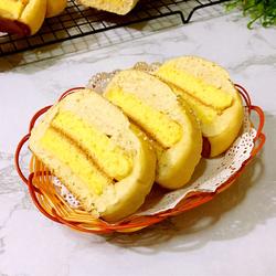 蛋糕夹心面包的做法[图]