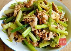 香芹炒肉的做法图解9