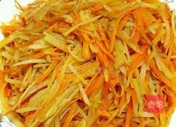 土豆丝炒胡萝卜丝的做法图解9