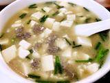 猪肝豆腐汤的做法[图]