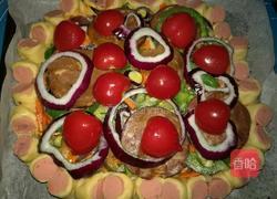 香肠披萨的做法图解9