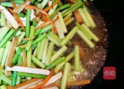 香干炒蒜苔的做法图解10