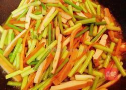 香干炒蒜苔的做法图解11