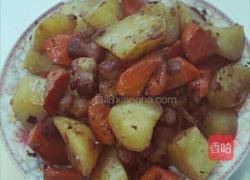 咸肉烧土豆的做法图解7
