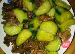 鸡肾炒青瓜的做法图解6