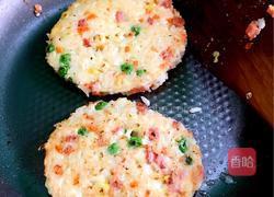 杂粮米饭饼的做法图解7