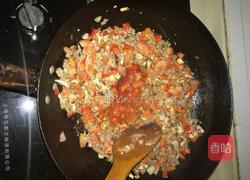 牛肉鸡蛋番茄酱意大利面的做法图解6