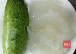 黄瓜拌拉皮的做法图解1