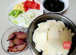 毛笋烧腊肉的做法图解2