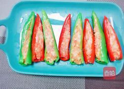 辣椒酿肉末的做法图解2