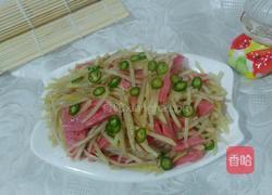火腿炒土豆丝的做法图解6