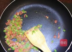 饺子皮鲜虾披萨的做法图解3