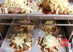 饺子皮鲜虾披萨的做法图解8