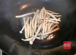 白玉菇炒菠菜的做法图解4
