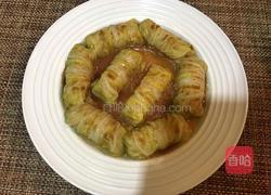 蒸白菜肉卷的做法图解8