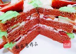 草莓裸蛋糕的做法图解10