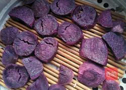 紫薯苹果糯米团子的做法图解1
