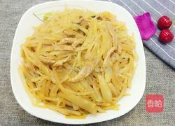 土豆丝炒肉的做法图解9