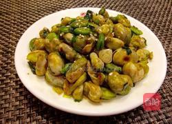 葱炒蚕豆的做法图解8