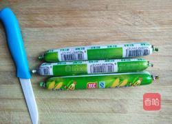 火腿肠爱心蝴蝶面的做法图解8