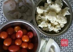 虾仁蕃茄烧菜花的做法图解8