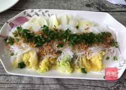 娃娃菜蒸粉丝的做法图解12