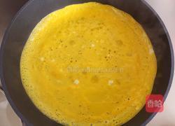 蛋皮蓬蒿菜的做法图解3