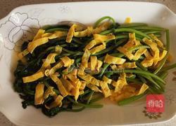 蛋皮蓬蒿菜的做法图解9