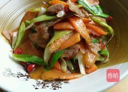 五花肉炒胡萝卜的做法图解12