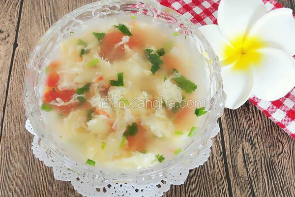 西红柿鸡蛋汤（清汤版）