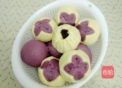 紫薯豆沙包的做法图解10