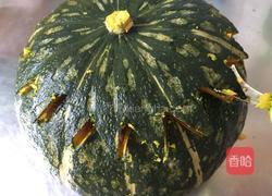 板栗青南瓜盅的做法图解2