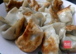 酸菜馅水煎饺的做法图解4