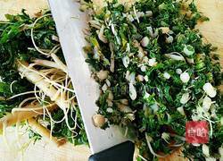 荠菜素饺子馅的做法图解2