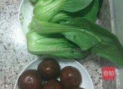 青菜香菇的做法图解1