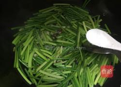 蒜台炒肉的做法图解9