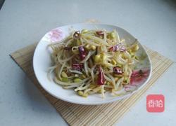 炝炒黄豆芽的做法图解5
