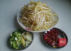 炝炒黄豆芽的做法图解1