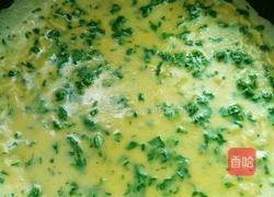 青菜鸡蛋饼的做法图解6