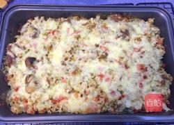 牛扒腊肉外婆菜排骨肉沫焗饭的做法图解11