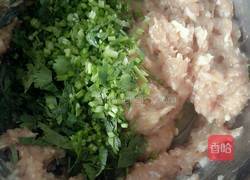 猪肉香菜馅的做法图解5