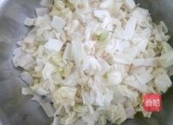 肉沫白菜的做法图解1