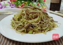 肉丝豆芽菜的做法图解12